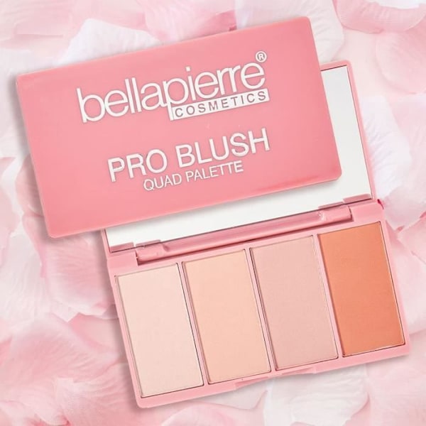 Bellapierre Pro Blush QUAD PALETTE rougepalett 4 färger