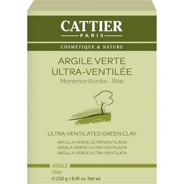 Cattier Ultra Ilmastoitua Vihreää Savea 250g