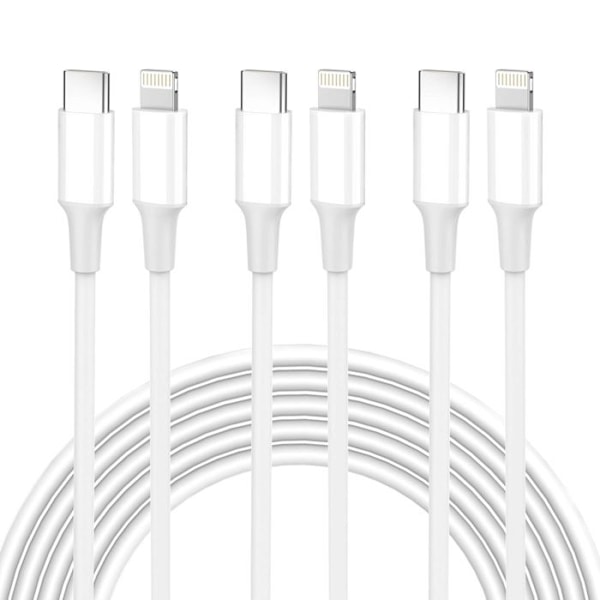 Kabel Everdigi 3 Pakke USB C til Lightning 1m