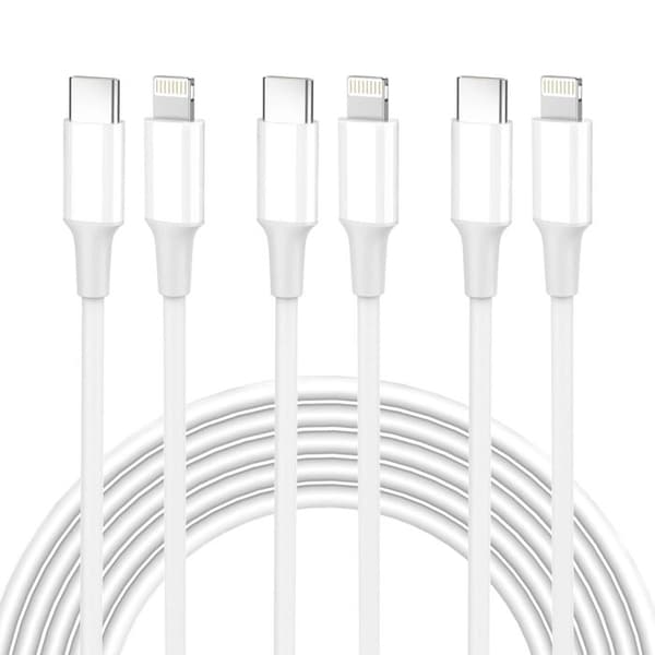 USB C til Lightning-kabel - Everdigi - 3 pakke - 1 m - USB C stik - Lightning stik