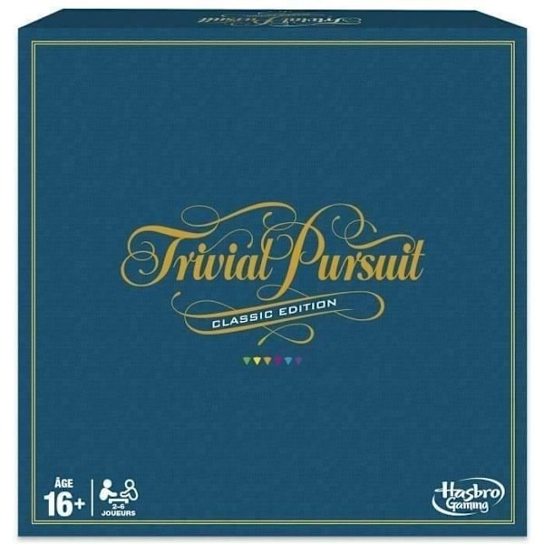 Trivial Pursuit - Classic - Reflection-lautapeli - Lautapeli - ranskalainen versio Röd