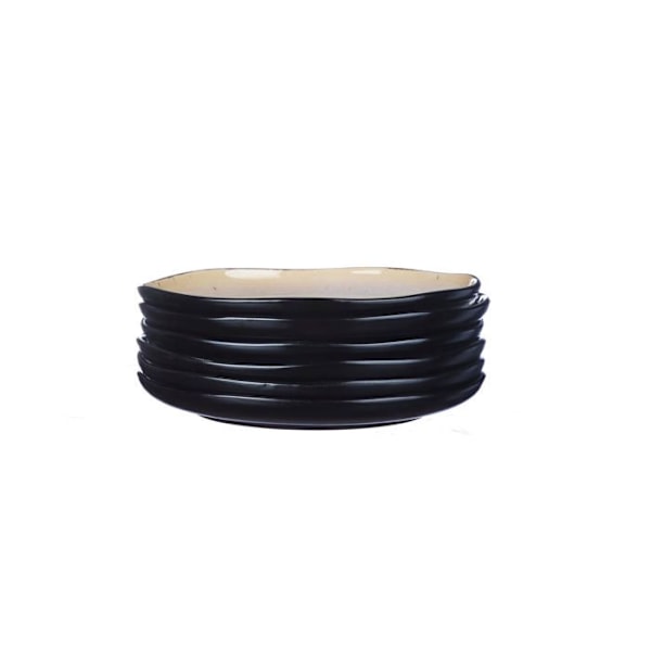 Assiett IRIS Ø21,5cm - 6 stycken - Vit ivory Vit