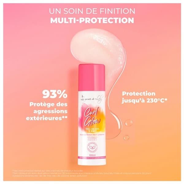Les Secrets de Loly Finish Serum multi-beskyttelse Curl Glow 100 ml