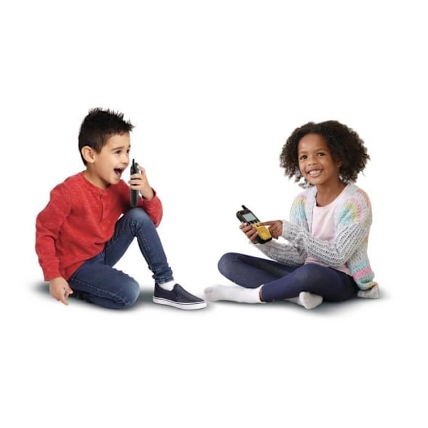 Talkie Walkie VTECH Kidi Talkie - Blå & Gul - 6 i 1 til timer af leg og sjov blått och gult