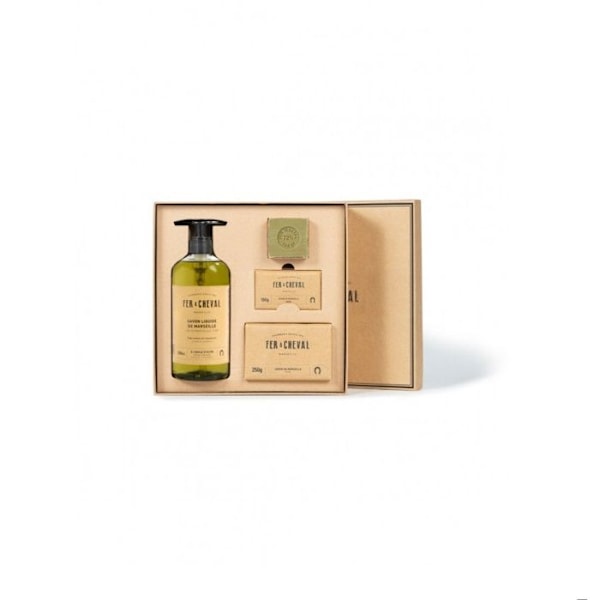 FER A CHEVAL COFFRET PUR OLIVE Tvålblock, Tvål, Flytande tvål osv.