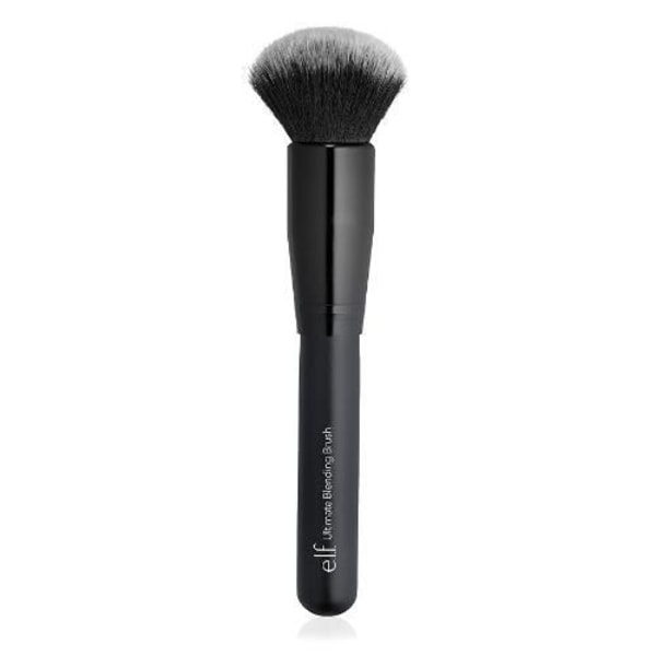 Makeupborste - e.l.f. - EF84034 - Svart - Domehuvud - Syntetiska fibrer