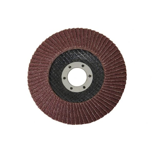 Woltersberger Tandbrickor Ø 125mm Korn 40 10 delar Braun För metall- och trävinkelslip Slipmedel Lamellenscheiben...
