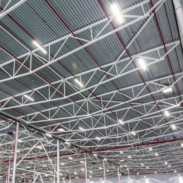 Diffusor LED, 3400 lumen, neutralvitt, L 126 cm, VT -12023