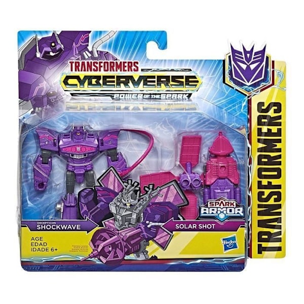 Transformator - Hasbro - E4300//E4219 - 12 cm - Violet - Til børn fra 6 år Lila