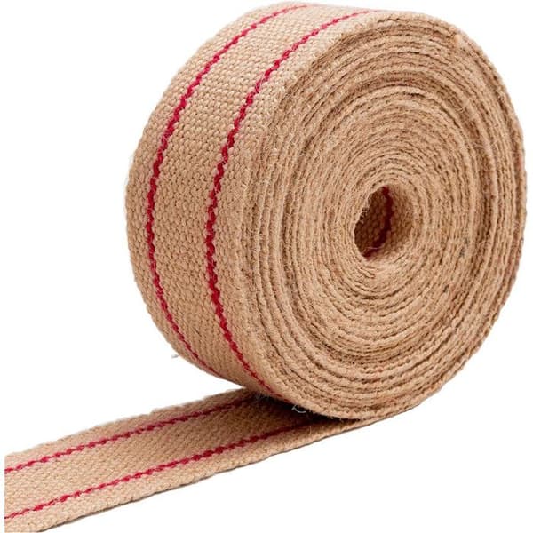 IPEA Jutebånd 10 m x bredde 5 cm Professionelt reb til stole, møbelstoffer, sofaer