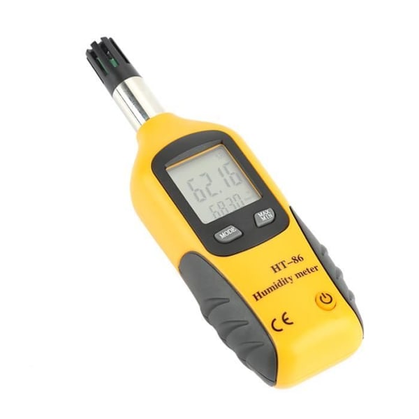 Digital Termometer - ZJCHAO - HT-86 - Gul - Hygrometer - Fuktighetstemperatur