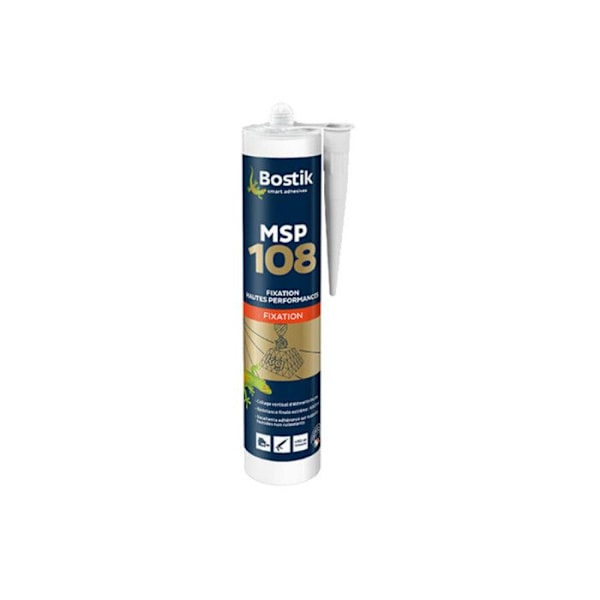 Mastic - BOSTIK - MSP 108 - Hvid - 290ml - Modstandsdygtig over for vejrfænomener