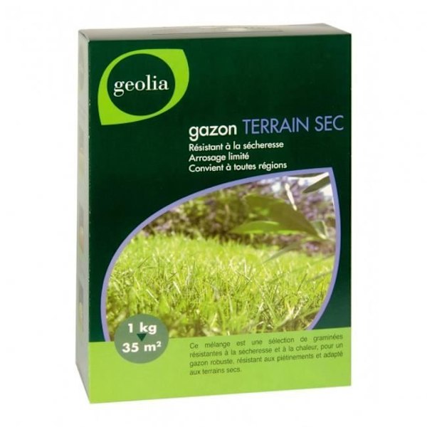 Gazon tørre geolia (1 kg - 35 m²)