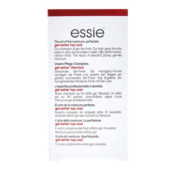 Essie Gel Setter Top Coat Long Wear 0 13,5 ML Transparent