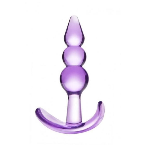 Anal plug sæt - Zahara - Lilac - 4 dele - PVC - Begyndere Lila