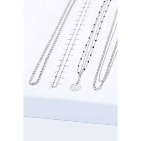 Bougie Bijou Collier silver - Doft Pêche gourmande - 40h