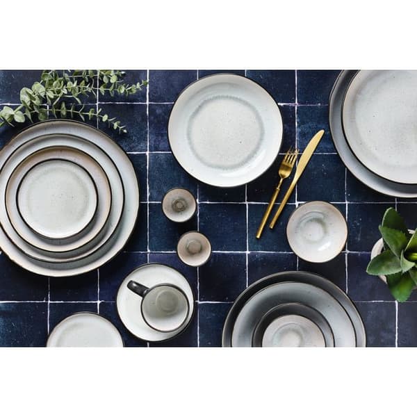 Assiette IRIS Ø21,5cm - 6 stk - Hvid ivore Vit