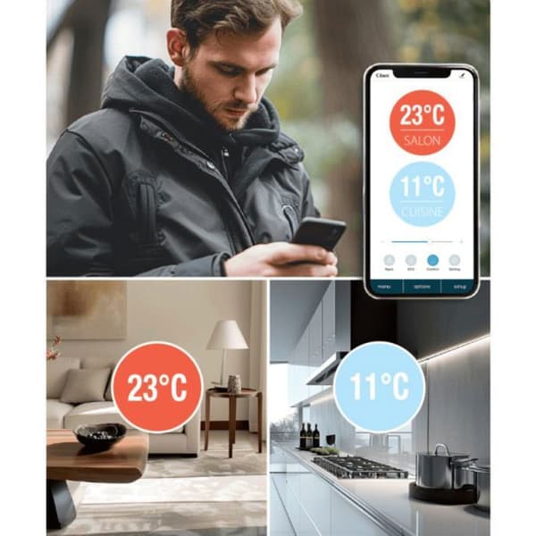 Forbindelsesbro med flere protokoller - XANLITE - KPAS01 - Hvid - Wi-Fi - Zigbee