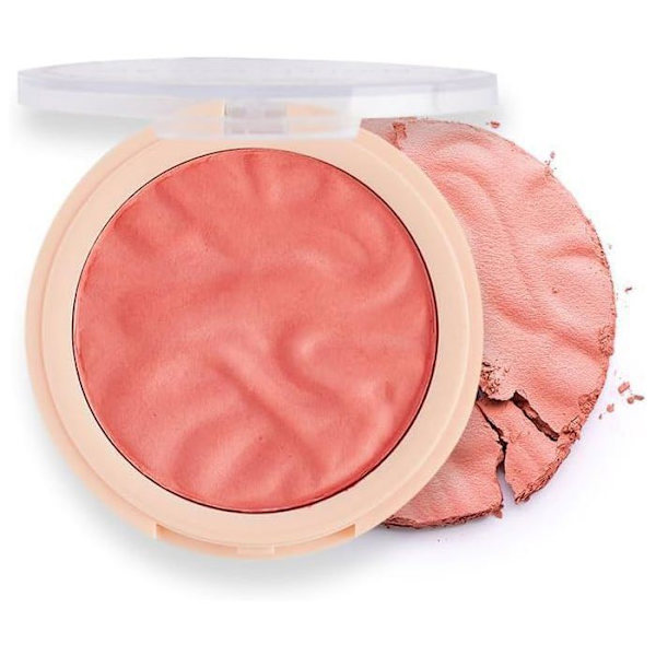 "Punastus - Makeup Revolution - Uudelleen ladattu - Ruohoselleri & Englanti kerma - Erittäin pigmentoitu puuteri - Vaaleanpunainen" Rabarber & vaniljsås