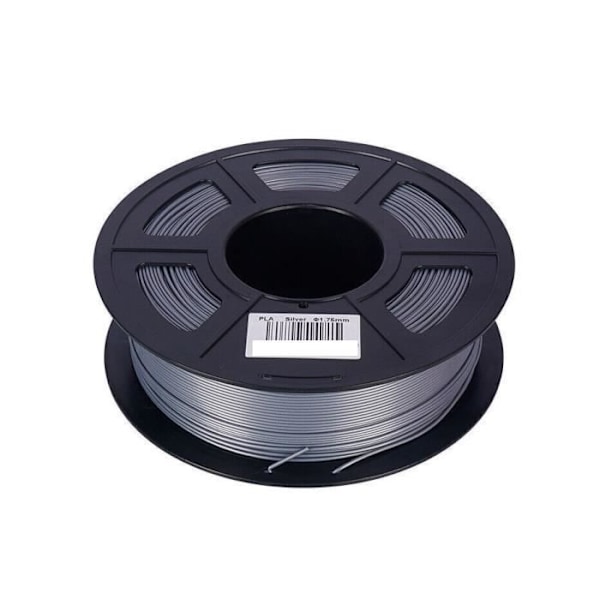 Kingroon sølvfarvet PLA 1,75 filament 3D-printer 1 kg 190-210°C sølv