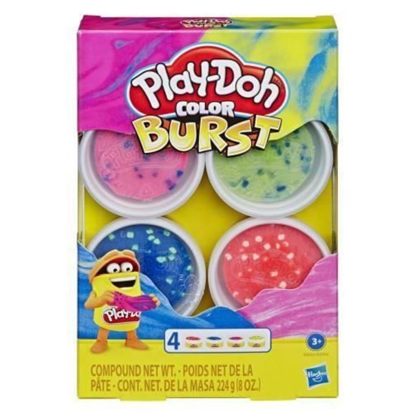 Play Doh - 4 purkkia Play-Doh Väriräjähdys - 5010993618767