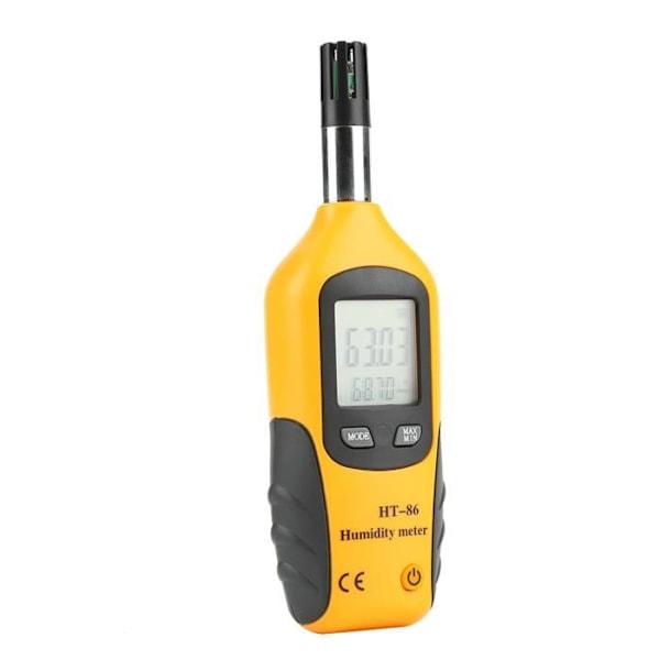 Digital Termometer - ZJCHAO - HT-86 - Gul - Hygrometer - Fuktighetstemperatur