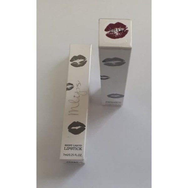 Mlips Pack 2 BRATZ intensivt glänsande läppstift 7 ml jordgubbsdoft