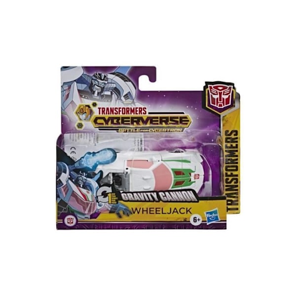 Transformers Cyberverse 1-stegs växlare Wheeljack Robotfigur