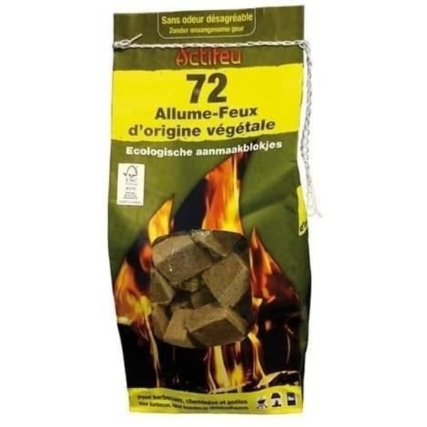 Ekologisk tändved i tryckta trä - 72-pack