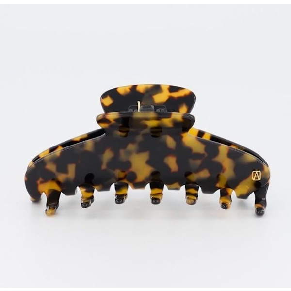 ALEXANDRE DE PARIS Hårspänne Större storlek 11 cm marmorbrun spänne
