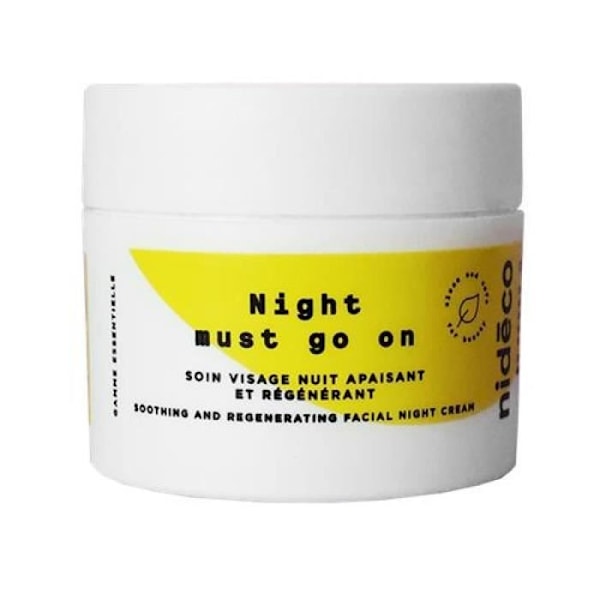 NIDECO Night must go on Lugnande och skyddande nattvård 50mL kruka nideco Night must go på Lugnande och skyddande nattvård 50mL kruka