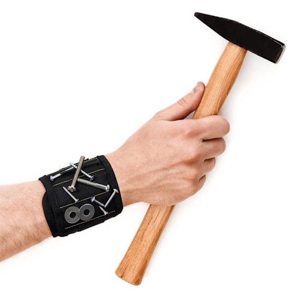 Midlertidig Armbånd - Paris Pris - 36cm - Sort - Praktisk - Justerbar Svart