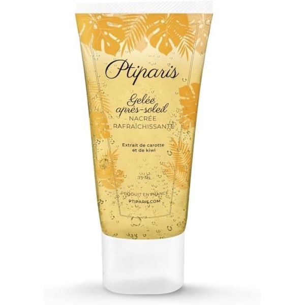 Gelée Après Soleil - PTIPARIS - 75 ml - PORKKANOJA- ja Kiwi-uutteet - Ei rasvainen - Kevyt koostumus