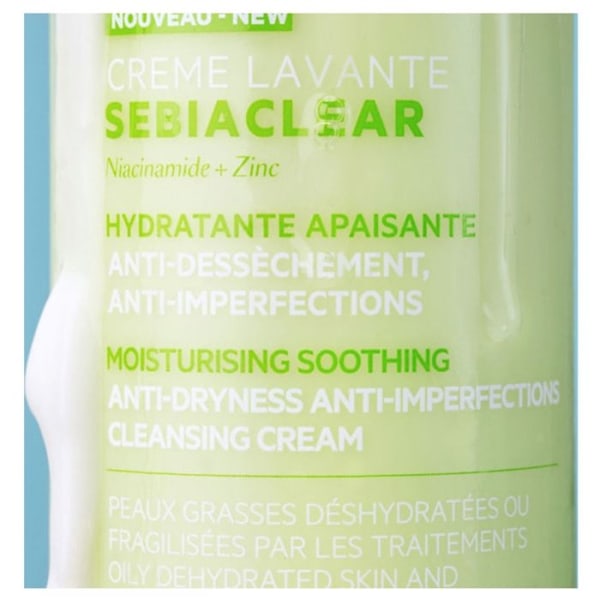 Cleansing Cream - SVR - SEBIACLEAR - 400ml - Anti-imperfektioner - Återfuktande