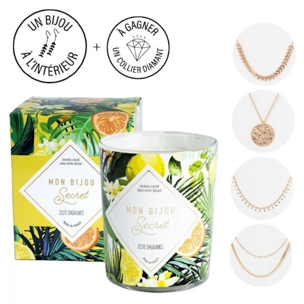 Bougie Bijou parfumée - Citrusdoft Guldhalsband