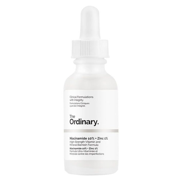 Anti-Blemish Serum - The Ordinary - Niacinamid 10% + Zink 1% - 30ml - Vegan - Biologiskt nedbrytbart Transparent