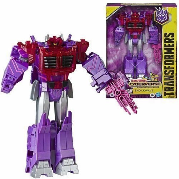 Transformers Bumblebee Cyberverse Seikkailut Shockwave Figuriini 24 cm