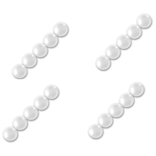PERLES&CO - 20 kpl Helmiä Nacre PureCrystal 4mm