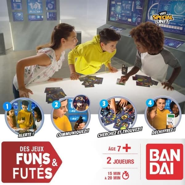Mycket speciell enhet: Stop the Robots - Collaborative Board Game Flerfärgad