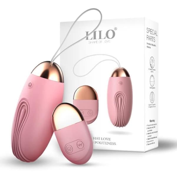 Vibrerende æg - Rosa - USB - Silikone - 10 vibrationsprogrammer - Elegant design Vintage ros