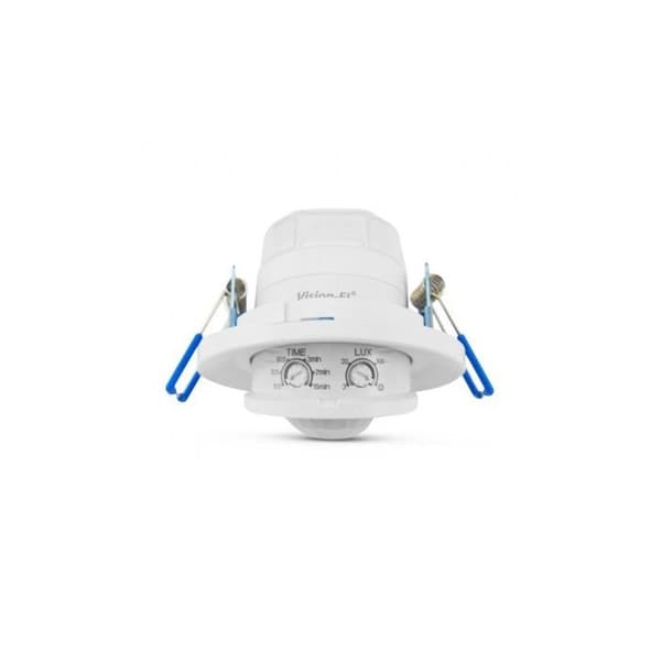 IR bevægelsessensor LED indbygget 360° - Infrarød sensor - Loftmontering - Indbygget LED Vit
