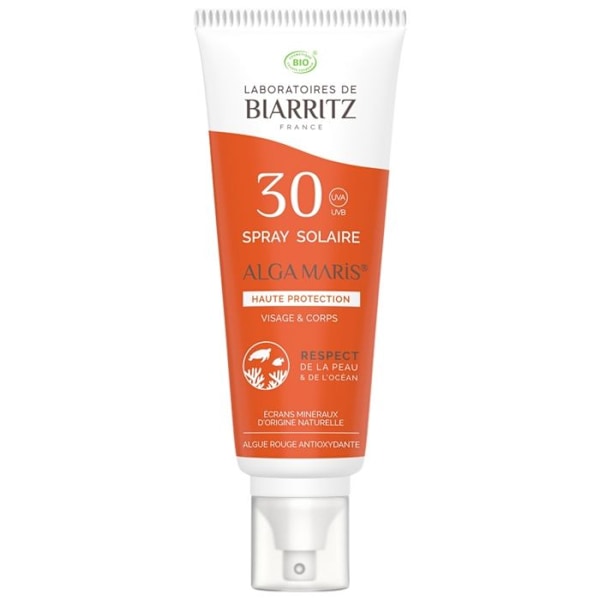 Solspray - Laboratoires de Biarritz - Algamaris - SPF30 - 100ml - Vandresistent