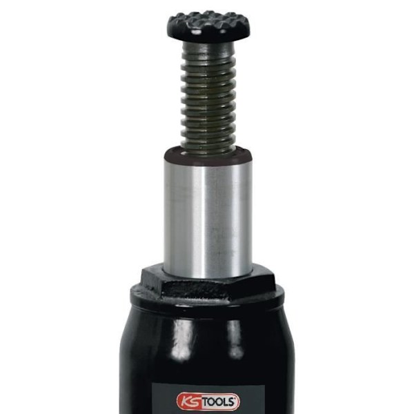 Hydraulisk flaskdomkraft - KSTOOLS - 5T - Stål - Svart Svart