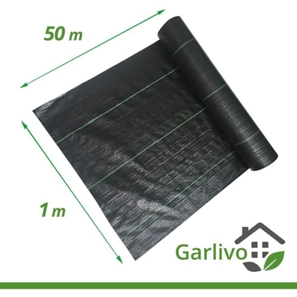 Beskyttelse mod ukrudt Garlivo.de Ukasnet 50 m², Brasilien af muld Non-Vævet indéc 247982