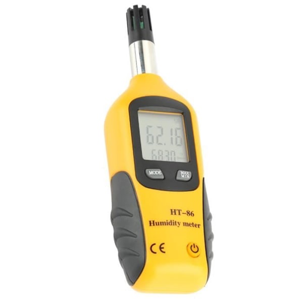 Digital Termometer - ZJCHAO - HT-86 - Gul - Hygrometer - Fuktighetstemperatur