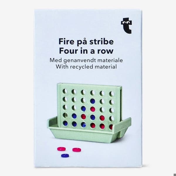 Fyra i rad FLYING TIGER brädspel Grøn