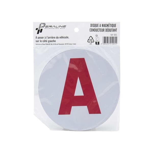 Magneettilevy - PERALINE - 15 cm - Punainen - Säänkestävä Vitt och rött