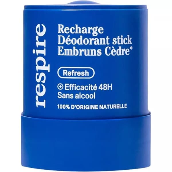 Deodorant - RESPIRE - Monoï - 50g - 48h effektivitet - Utan aluminiumsalter