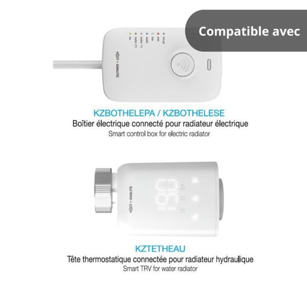Forbindelsesbro med flere protokoller - XANLITE - KPAS01 - Hvid - Wi-Fi - Zigbee