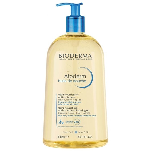 Bruseolie - Bioderma - Atoderm - Ultra-nærende - 1 L - Sensible hudtyper